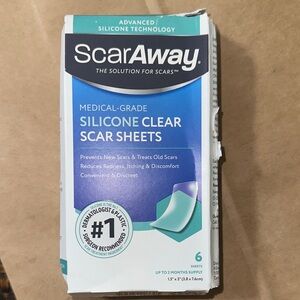 ScarAway Advanced Clear Silicone Scar Sheets, Medical Grade Silicone Strips
